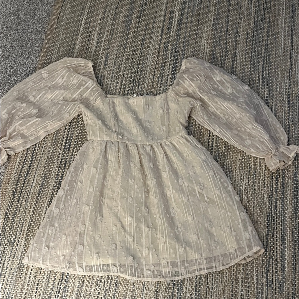 Elegant Cream womens Dress